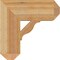 Ekena Millwork Funston Craftsman Rough Sawn Bracket, Western Red Cedar, 6"W x 18"D x 18"H BKT06X18X18FST04RWR - alternate 2